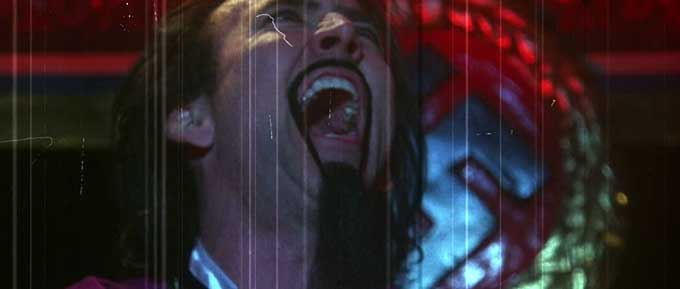 Nick Cage as Fu Manchu in the filme Grindhouse